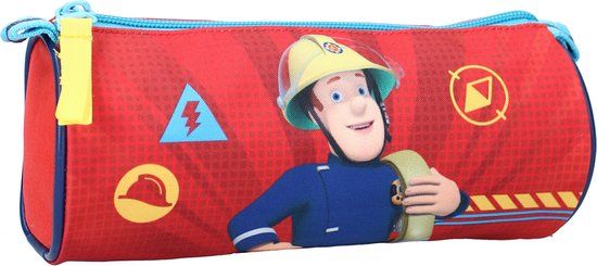 Brandweerman Sam Etui Junior 20 X 9 Cm Polyester Rood
