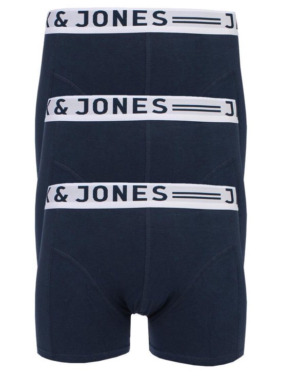 JACK &amp; JONES Jacsense trunks (1-pack) - heren boxer normale lengte - blauw - Maat: L