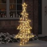 Prolenta Maison Exclusive Christmas Tree with 160 LEDs, Warm White Light, 150 cm, PET