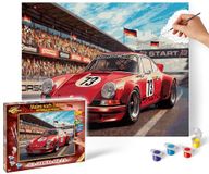 Schipper 609130929 Schilderen op nummer, Porsche 911 Carrera RSR 2.8, schilderijen voor volwassenen, inclusief penseel en acrylverf, 40 x 50 cm