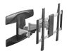 RICOO TV muurbeugel televisie zwenkbaar en kantelbaar voor 40-65 inch, universele tv-houder S1944, televisiehouder voor muur, wandhouder televisie 55 inch tot 45 kg met max. VESA 400x400 mm