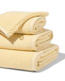HEMA Serviette de bain - Qualité épaisse diagonale jaune pâle