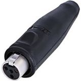 Rean AV RT4FC-B-W XLR-connector Bus, encastrable Nombre de pôles : 4 1 pièce(s)