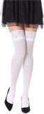 Bellivalini Dames Hold-Up Kousen - 40 Denier - Wit - XS-S
