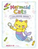 Mermaid Cats Coloring Book for Kids Ages 4–8