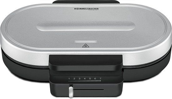 Rommelsbacher WA 1250 Wafelijzer - 1250W - Zilver