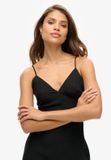 Superdry - Halflange cami-slipjurk met print - Dames - Jurken