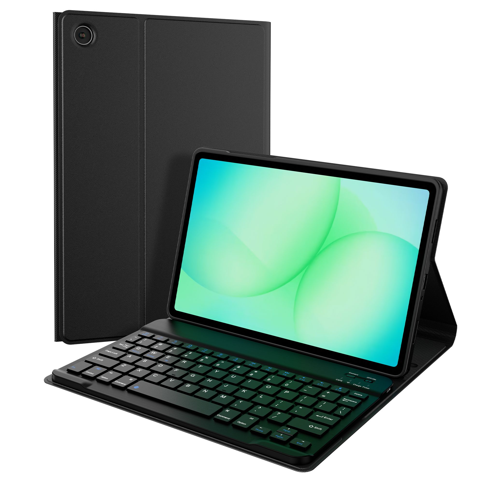 Accezz Tablet Toetsenbord Hoes - Geschikt voor Samsung Galaxy Tab A11 Plus - QWERTY Bluetooth Keyboard Bookcase