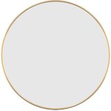 vidaXL Wandspiegel rond Ø50 cm goudkleurig