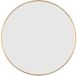 vidaXL Wandspiegel rond Ø50 cm goudkleurig