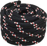 vidaXL Cordage de bateau 5 mm 5 m Noir et Rouge