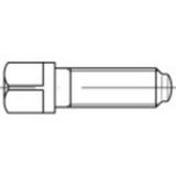 TOOLCRAFT 107978 Vierkantbouten M16 50 mm Vierkant DIN 480 Staal 10 stuk(s)