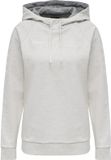 Hummel dameshoodie Hmlgo Cotton Woman 203510 Egret Melange