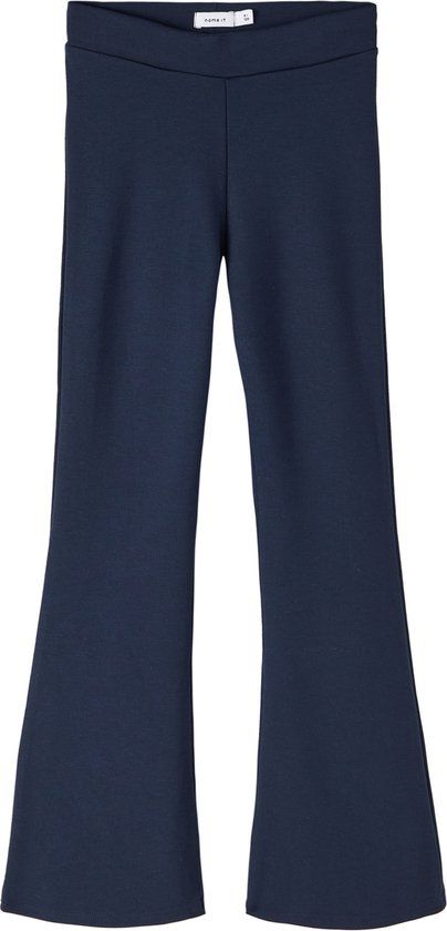 name it NKFFRIKKALI BOOTCUT PANT NOOS Meisjes Broek - Dark Sapphire - Maat 110
