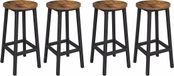 OutdoorMatch Luxe kruk van jacint, set van 4