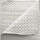 Atmosphera Bedsprei Dolce Vita - ivoor wit - 240 x 260 cm - polyester - luxe motief - plaid - met 2 kussenslopen