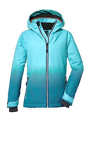 killtec Meisjes Ski-jas - KSW 183 GRLS SKI JCKT - light turquoise - Maat 128
