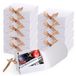 Boîtes cadeaux avec couvercle - Lot de 10 blanc 19 x 19 x 10 cm