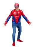Rubies Officiële Spider-Man Top Volwassen Fancy Dress Maat M-L