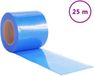 vidaXL Deurgordijn Blauw PVC 200x1,6 mm 25 m