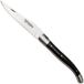 Laguiole en Aubrac L0212IIFFCHA Sandvik 12C27, Charcoal Carbon couteau de poche, 12 cm
