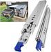 HORCONDORM S.R.L. Glissière de tiroir robuste 500 mm Avec serrure Capacité de charge max. 120 kg Pour camping-car et caravane Glissière de tiroir latérale Rail coulissant à extension complète Roulement à billes 1 Paire (2 pièces)
