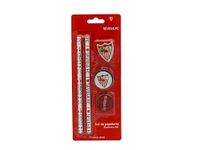 CyP Brands Sevilla schrijfwarenset, potloden, gummen, puntenslijper, rood, officieel product