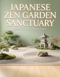 Japanese Zen Garden Sanctuary: 35 Serene Zen Gardens to Color