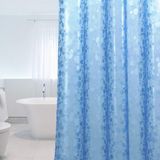 Merkloos Rideau de douche, Anti-moisissure, Étanche, Bleu, 183 x 183 cm