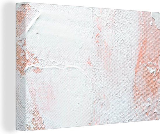 OneMillionCanvasses Canvas Schilderij 140x90 cm - Abstract Design - Multicolor - Wanddecoratie
