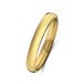 Lucardi Dames Stalen goldplated ring 3mm