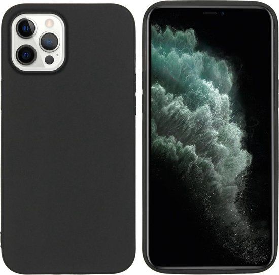 iMoshion Color Backcover - iPhone 12 Pro Max Hoesje - Zwart
