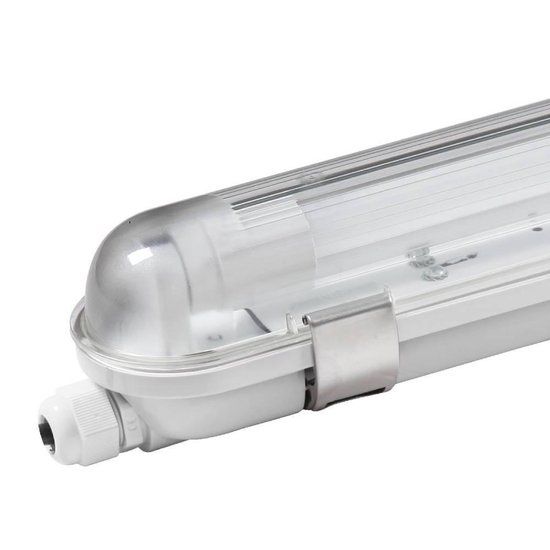 HOFTRONIC 25x LED TL armatuur 120cm - T8 (G13) - 18 Watt 2250 lumen - 6000K daglicht wit - Koppelbaar - IP65 Waterdicht