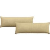 Coussin de canapé 2 pièces vert gris 120 x 40 cm