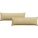 Coussin de canapé 2 pièces vert gris 120 x 40 cm