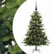 vidaXL Kunstkerstboom met kerstbal 120 cm 150 LED's Warmwit