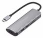 XtremeMac dockingstation USB Type-C 6 poorten Grijs