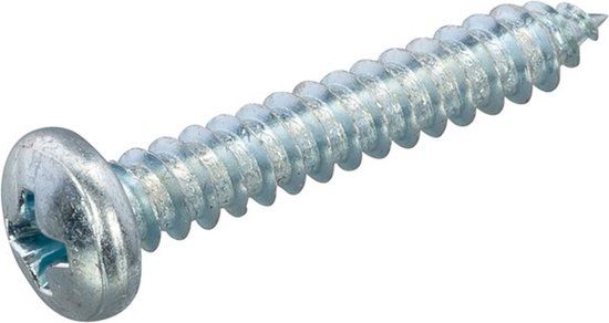Hoenderdaal Fasteners Hoenderdaal Plaatschroef Vz Ck KK 2.2x9.5mm DIN7981-H