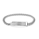 Calvin Klein CJ35000048 Heren Armband - Schakelarmband - Sieraad - Staal - Zilverkleurig - 8 mm breed - 21 cm lang