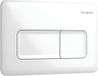 Hansgrohe IFrame Original Q Drukplaatvoor - dualflush - wit