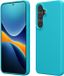 kwmobile telefoonhoesje geschikt voor Samsung Galaxy S26 Plus - Hoesje met siliconen coating - Smartphone case in ijsblauw