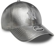New Era New York Yankees Dames Metallic 9forty Cap Grijs