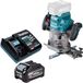 Makita RP 001 GU101 défonceuse sans fil 40 V max. 12 mm sans balai + 1x batterie 4,0 Ah + chargeur