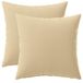 vidaXL Kussen met kussen HEERLEN 2 st Beige Polyester