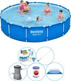 Steel Pro Bestway Steel Pro Zwembad Super Deal - 6-delig - Rond 396x84 cm