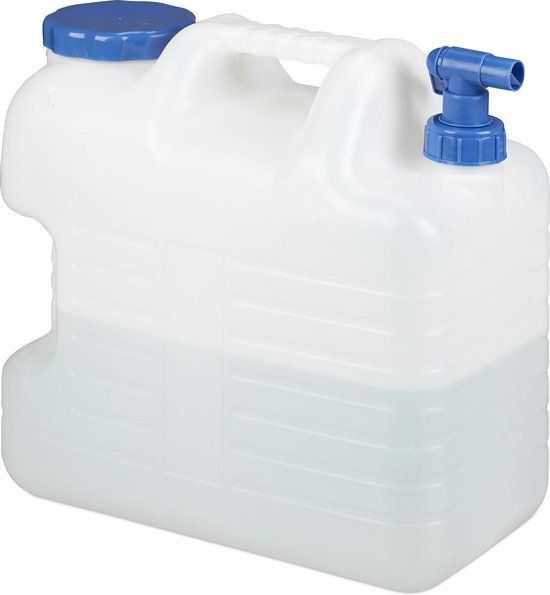 Relaxdays jerrycan met kraan - voor drinkwater - BPA-vrij - water-jerrycan met kraantje 20 Liter