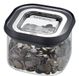GEFU PANTRY Rechthoekig Container 0,4 l Zwart, Transparant