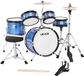 VEVOR 5-Delige Drumset voor Kinderen met 14-Inch (35,6 Cm) Bastrommel Blauw