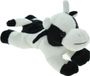 Cornelissen Koe knuffel - zwart/ wit - pluche - 19 cm - boerderij knuffeldier