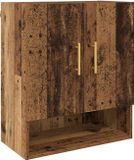 vidaXL Wandkast Bewerkt Hout Oud Hout 60 x 31 x 70 cm